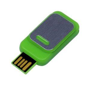 USB 2.0- флешка промо на 8 Гб прямоугольной формы, выдвижной механизм