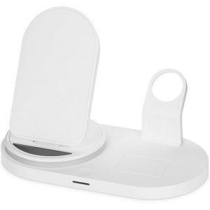 Складная зарядная станция с беспроводной зарядкой «Flashport», 15 Вт