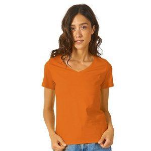 Футболка “Heavy Super Club” женская с V-образным вырезом