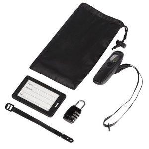 Набор для путешествия : весы, замок, бирка «World»