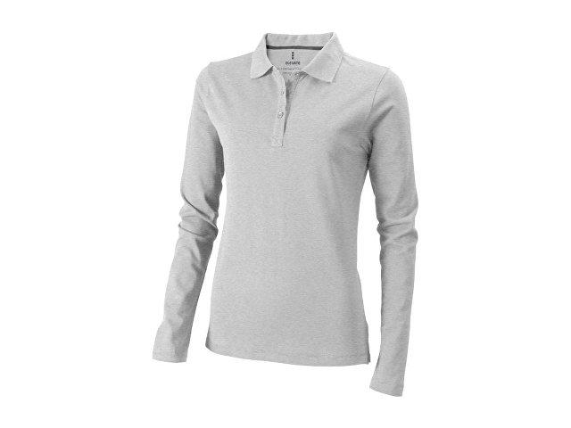 Рубашка поло “Oakville” женская с длинным рукавом Рубашка поло “Oakville” женская с длинным рукавом