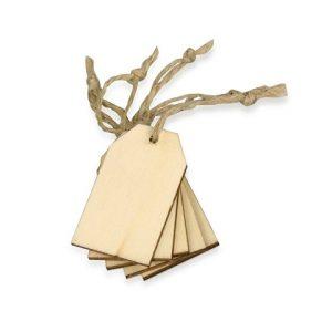 Набор деревянных ярлыков, 3 х 5 см