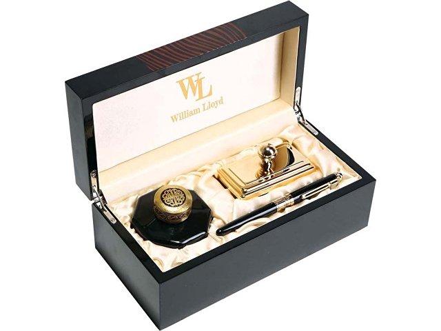 Набор: ручка перьевая, чернильница, блоттер Набор: ручка перьевая, чернильница, блоттер