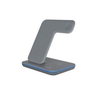 Беспроводное зарядное устройство для гаджетов “3-в-1” с технологией QI «WS-303», 15 Вт