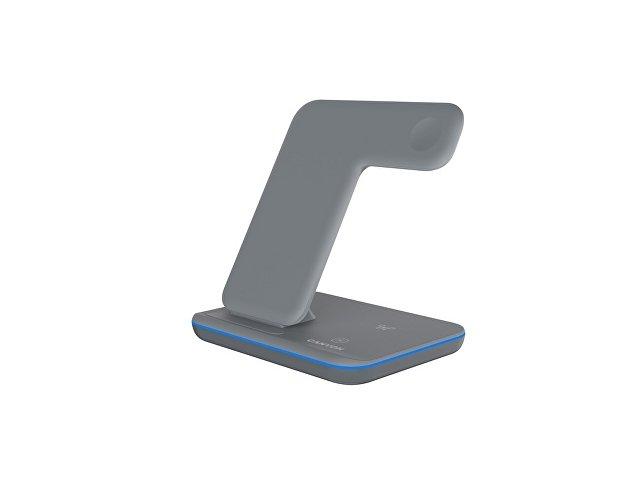 Беспроводное зарядное устройство для гаджетов “3-в-1” с технологией QI «WS-303», 15 Вт Беспроводное зарядное устройство для гаджетов “3-в-1” с технологией QI «WS-303», 15 Вт