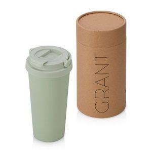 Вакуумная термокружка «Grant», soft-touch, тубус