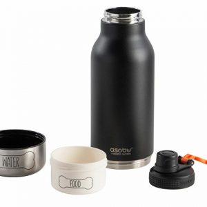 Вакуумный термос «Buddy» 3-в-1 со съемными мисками для питомцев, 1000 мл