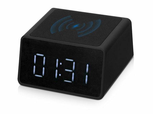Беспроводная колонка с часами и функцией беспроводной зарядки «Sentry» Беспроводная колонка с часами и функцией беспроводной зарядки «Sentry»