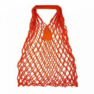 Авоська «Dream» из натурального хлопка с кожаными ручками, 15 л