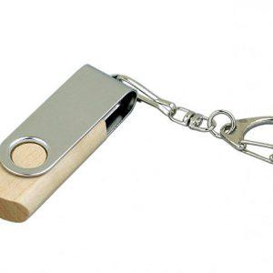 USB 3.0- флешка промо на 128 Гб с поворотным механизмом