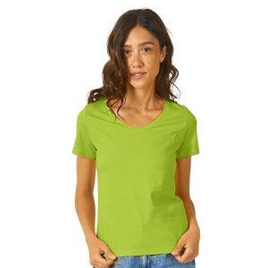 Футболка “Heavy Super Club” женская с V-образным вырезом