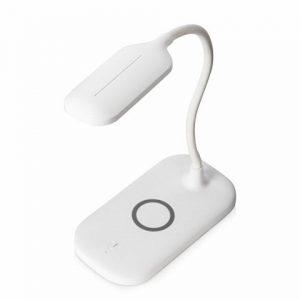 Настольный светильник с беспроводной зарядкой «Nimble», 10 Вт Настольный светильник с беспроводной зарядкой «Nimble», 10 Вт