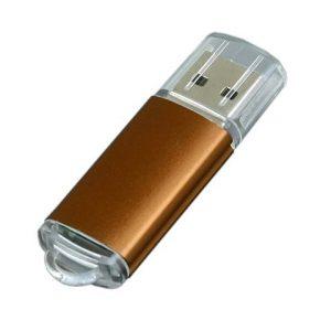 USB 2.0- флешка на 4 Гб с прозрачным колпачком