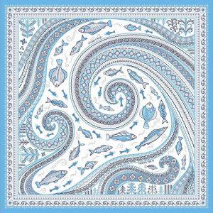 Платок «Белое море. Мезень»