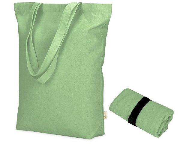 Сумка Fixy из переработанного хлопка 220 г/м2 с фиксирующей лентой Сумка Fixy из переработанного хлопка 220 г/м2 с фиксирующей лентой