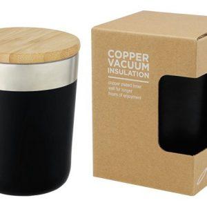 Кружка с вакуумной изоляцией и бамбуковой крышкой «Lagan»