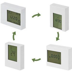 Настольные электронные мультифункциональные часы «Rotatio»
