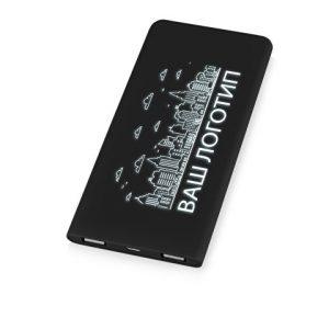 Внешний аккумулятор с подсветкой логотипа «Faros», soft-touch, 4000 mAh