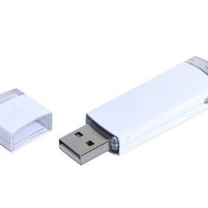 USB 2.0- флешка промо на 16 Гб прямоугольной классической формы