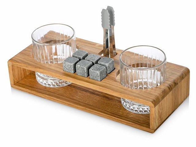 Набор для виски и коктейлей на подставке из дуба «Whiskey Party» Набор для виски и коктейлей на подставке из дуба «Whiskey Party»