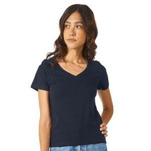 Футболка “Heavy Super Club” женская с V-образным вырезом