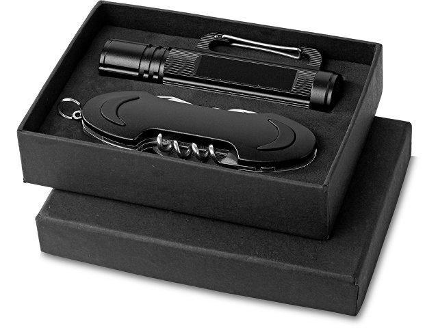 Подарочный набор «Ranger»:фонарик, нож многофункциональный Подарочный набор «Ranger»:фонарик, нож многофункциональный