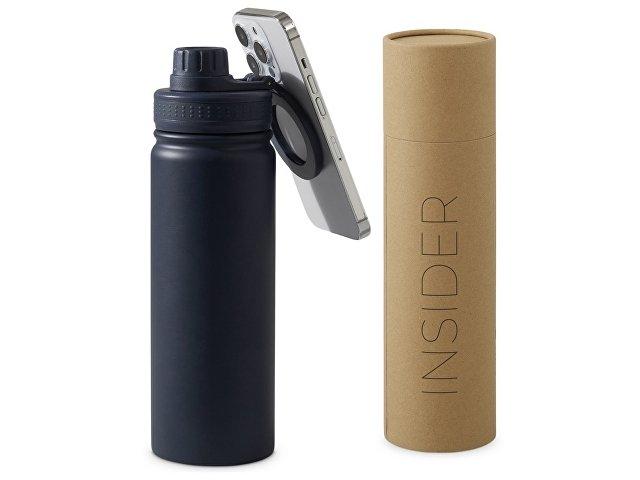 Вакуумная термобутылка с MagSafe-держателем «Insider», 600 мл Вакуумная термобутылка с MagSafe-держателем «Insider», 600 мл