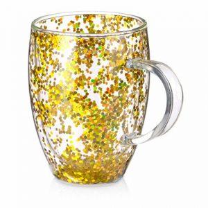 Кружка с двойными стенками с блестками «Festival»