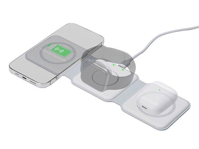 Беспроводное зарядное устройство 3-в-1 «Road», 15 Вт Беспроводное зарядное устройство 3-в-1 «Road», 15 Вт