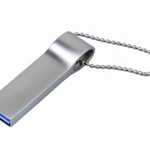 USB 2.0-флешка на 512 Мбайт с мини чипом и боковым отверстием для цепочки
