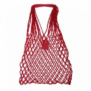 Авоська «Dream» из натурального хлопка с кожаными ручками, 25 л