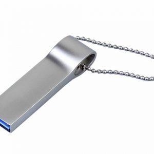 USB 3.0-флешка на 32 Гб с мини чипом и боковым отверстием для цепочки