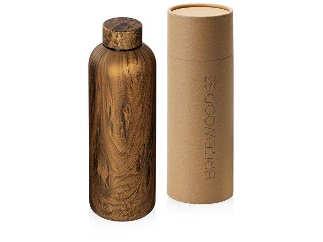 Вакуумная термобутылка «Britewood S3», 500 мл, крафтовый тубус Вакуумная термобутылка «Britewood S3», 500 мл, крафтовый тубус