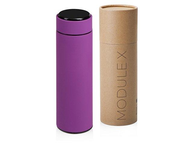 Вакуумный термос «Module X» с индикатором температуры и медной изоляцией, 500 мл, крафтовый тубус Вакуумный термос «Module X» с индикатором температуры и медной изоляцией, 500 мл, крафтовый тубус