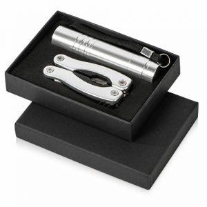 Подарочный набор «Scout» с многофункциональным ножом и фонариком