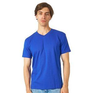 Футболка “Heavy Super Club” мужская с V-образным вырезом