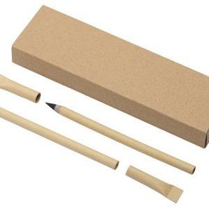 Подарочный набор «Recycled Duo» c шариковой ручкой и вечным карандашом из переработанной бумаги