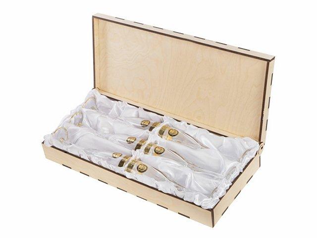 Набор бокалов для шампанского «Сила льва» Набор бокалов для шампанского «Сила льва»