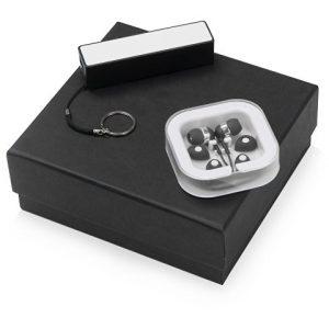 Подарочный набор «Non-stop music» с наушниками и зарядным устройством