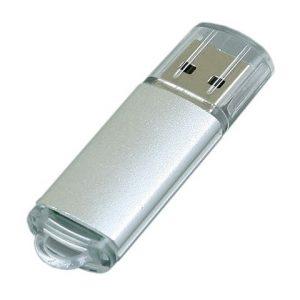 USB 2.0- флешка на 64 Гб с прозрачным колпачком