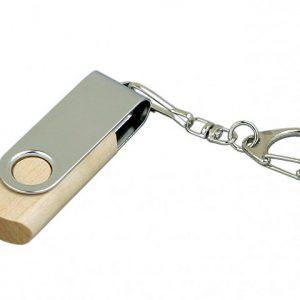 USB 2.0- флешка промо на 16 Гб с поворотным механизмом