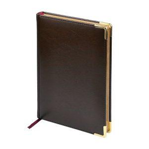 Ежедневник недатированный А5 «Sidney Nebraska» с золотым срезом и уголками