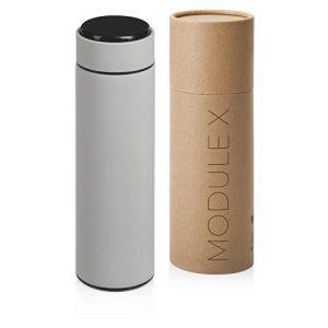 Вакуумный термос «Module X» с индикатором температуры и медной изоляцией, 500 мл, крафтовый тубус