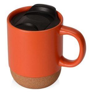 Кружка с пробковым дном и крышкой «Denpasar»