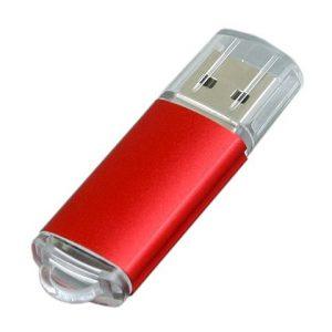 USB 2.0- флешка на 64 Гб с прозрачным колпачком