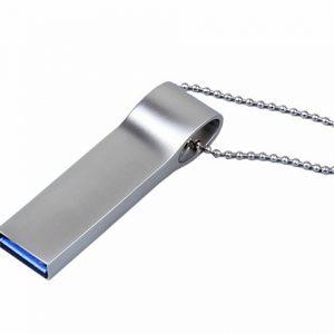 USB 2.0-флешка на 8 Гб с мини чипом и боковым отверстием для цепочки