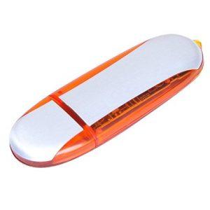 USB 2.0- флешка промо на 16 Гб овальной формы