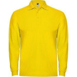 Рубашка поло «Estrella» мужская с длинным рукавом