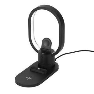 Беспроводная зарядная станция 4-в-1 «Portal» c лампой, 15 Вт