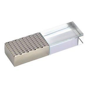 USB 2.0- флешка на 16 Гб кристалл в металле